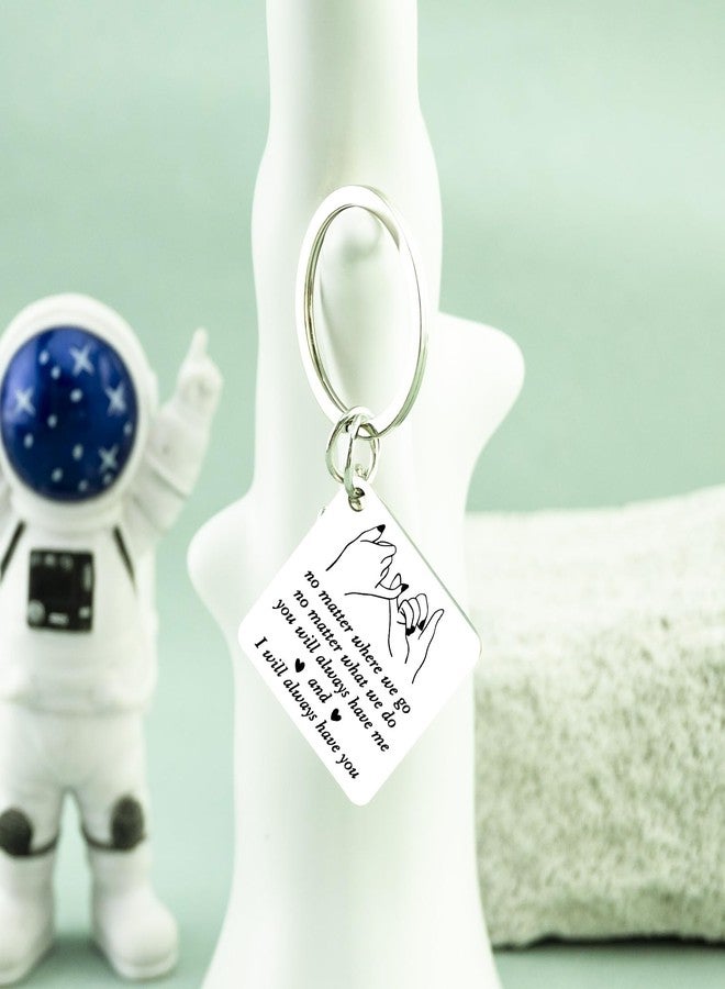 AOBIURV Friend Christmas Gifts For Women Friend Birthday Gifts For Women Friendship Gift Sister Gift Funny Keychain Friends Bff Bestie Birthday Long Distance Relationship Presents For Girlfriend - Image 3